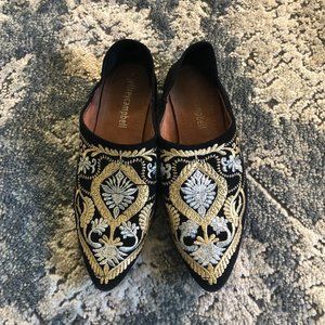 Jeffrey Campbell Suede Babouche Shoes 38